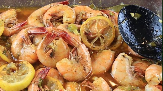 96K views · 323 reactions | These New Orleans-Style BBQ Shrimp are so buttery, spicy, and good. Fresh shrimp are baked in a sauce flavored with lots of spice, garlic, lemon juice, and green onion. Printable Recipe: https://spicysouthernkitchen.com/new-orleans-style-bbq-shrimp/ | Spicy Southern Kitchen | Facebook