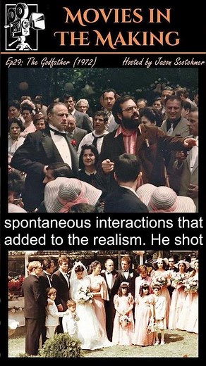 How the #wedding scene in #thegodfather was filmed | Movies in the Making