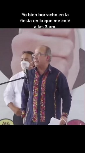 Felipe Calderón: Borracho en Fiesta Inolvidable