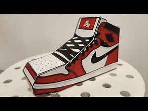 DIY Nike Shoe Cardboard Craft | Step-by-Step Tutorial