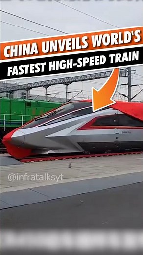 🚨China unveils world's fastest high-speed train | CR450 Bullet Train
