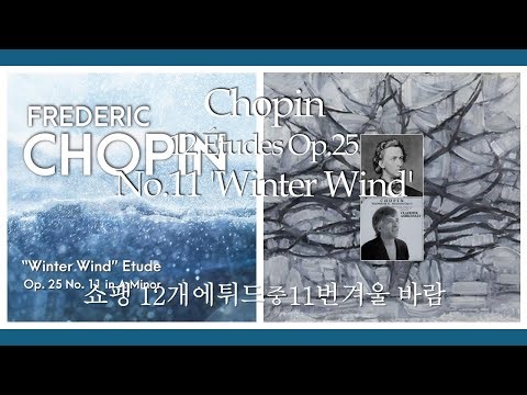 쇼팽 12개의 에튀드 중 11번 겨울 바람 Chopin Douze Etudes Op.25, No.11 Etude in A minor 'Winter Wind' (Ashkenazy)