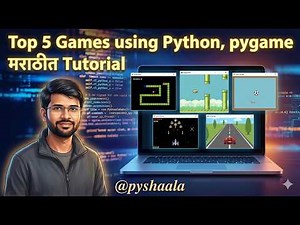 Top 5 Games Using Python & Pygame 🎮 | Build Fun Games | Pygame Projects #pygame #pythonprojects
