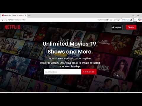 Netflix Clone Project Using HTML And CSS!! #coding #html #css 