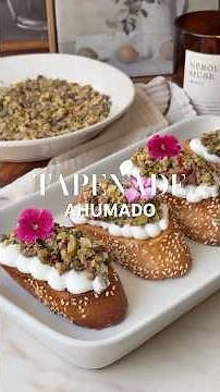 Classic tapenade, taken to another level with smoked olives. #olives #puree #appetizer #snack