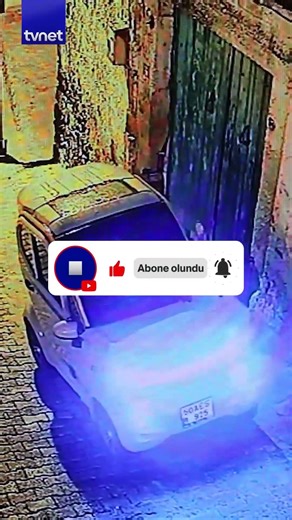 Yokuş çıkamadı, geri geri devrildi! #yokuş #kaza