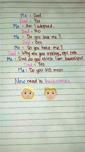 Read This Backwards… The Ending Will Shock You 😱#shorts #funnyshorts #viralshorts