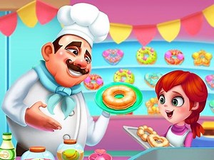 Play Donut Cooking Game | Free Online  Games. KidzSearch.com