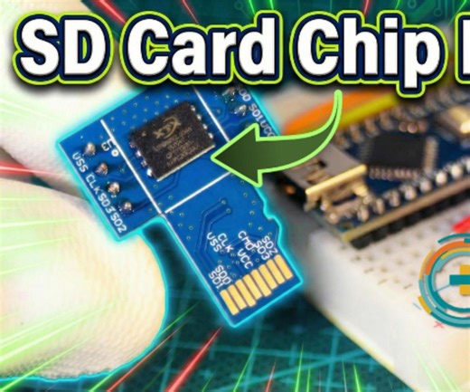 Build Your Own SD Card Chip | Arduino Compatible