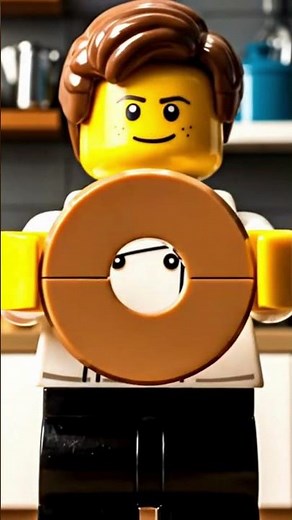 🍩 LEGO Donut ASMR Satisfying Brick Baking