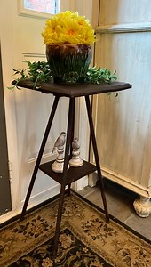 Antique, Primitive Two-tier Splayed Leg Side Table, Late 19th Century Rustic Table - Etsy