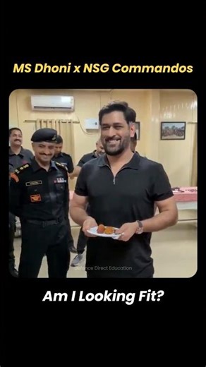 MS Dhoni x NSG Commandos
