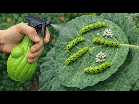 🌸KILLS EVERYTHING IN 8 SECONDS! Mealybug, Aphid, Caterpillar, Slug, Fly (Homemade Insecticide)