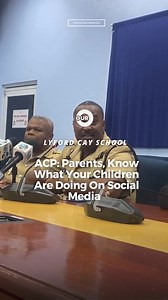 3.9K views · 13 reactions | UPDATE: Asst. Commissioner of Police Dr. Chaswell Hanna says schools are still safe but that parents should monitor what their children are doing on social media. His comments came following a matter involving an upper school student from Lyford Cay International School. | Our News Bahamas | Facebook