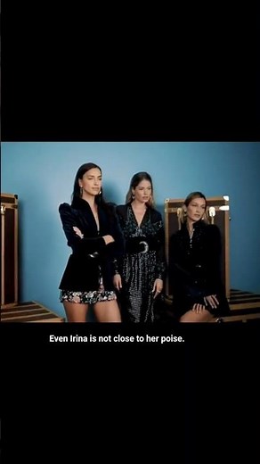 Even Irina is not close to her poise #bellahadid for #etro SS20 #irinashayk