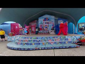 Cookie Monster Eats Cookies & Burps Funny Sesame Place Sea World Philadelphia