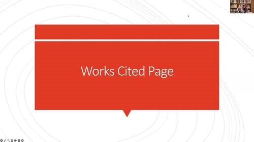 Works Cited Page Video