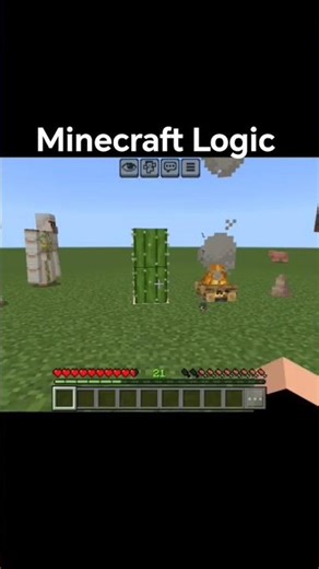 Minecraft Logic #minecraft #shorts #logic #viral