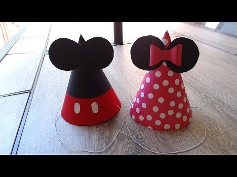 How to make birthday cone hat