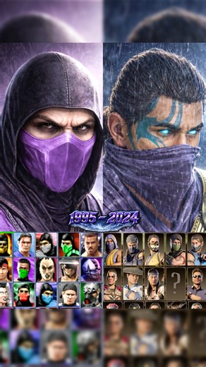 Rain Selection Menu Evolution in All Mortal Kombat Games #mortalkombat