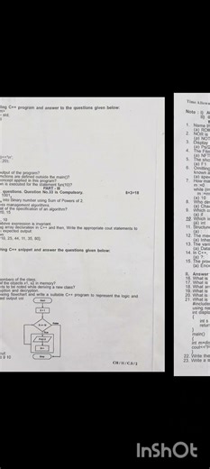 11th Computer science original question paper for Annual exam 2026