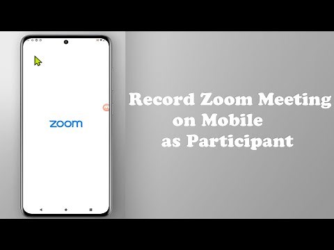How to Record Zoom Meeting on Mobile without Host Permission