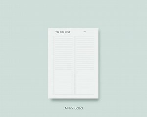 To Do List, Printable to Do List, Simple Tasks List Template, Productivity Planner, Printable & Fillable PDF, Minimalist Task List, A4 - Etsy Canada