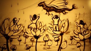 2.4K views · 85 reactions | The Lotus is a mythical story of a brother and sister rescued from the darkest of places and given a future filled with hope. An idea that stemmed from students at RMIT University, this sand animation film shows the power of Blue Dragon's work through a child's eyes. Thanks to Bernadette Walsh, Kseniya Simonova, Robert John Sedky, and Kate Walsh for making the project come to life! | Blue Dragon Children's Foundation | Facebook