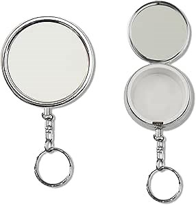 Ear Plug Case - 2pcs Earplugs for Swimmer, Headphone Case, Mini Medicine Box, Small Travel Storage, Silvery