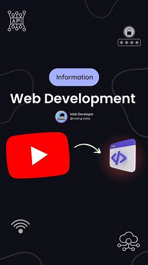 Stella • Coding • HTML • CSS • JAVASCRIPT on Instagram: "Best YouTube channels to learn web development ❤️‍🔥 If you want to learn web development, then you should definitely check out the best YouTube channel for learning web development. This channel will teach you everything you need to know about web development, from the basics to the more advanced concepts. 1) The net ninja 2) Learncode academy 3) CodeWithHarry 4) Web dev simplified 5) Kevin Powell 🖇️ 𝗦𝗧𝗔𝗬 𝗖𝗢𝗡𝗡𝗘𝗖𝗧𝗘𝗗 𝗙𝗔𝗠 ! 
