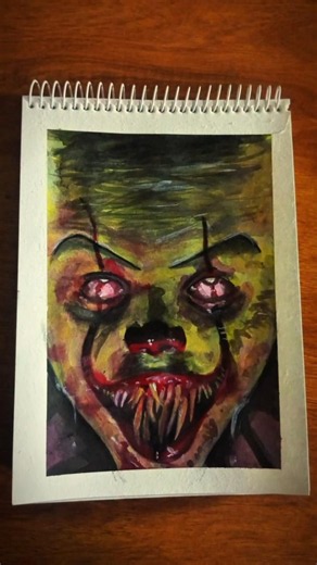 Pennywise drawing #itwelcometoderry #pennywise #drawing