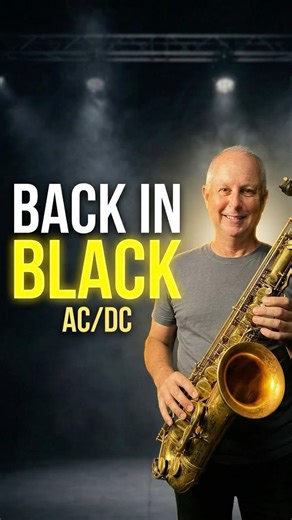 Back in Black – AC/DC | Sax Melody 🎷