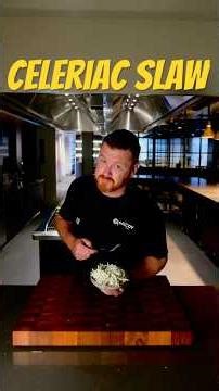 Quick & easy celeriac slaw/remoulade #salad #cooking #chef #kitchen #celeriac #slaw #remoulade #side