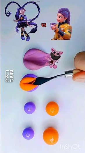 The Satisfying Process Of Clay Character Design #claymation #animation #stopmotion