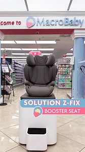 🚗 Looking for the perfect booster seat? Check out the Cybex Solution Z-Fix, a premium high-back booster seat that grows with your child from 40 to 110 lbs! I’m Marianna, product specialist at MacroBaby, and here’s why parents love this seat: ✔ Reclining headrest for safe, comfy naps on the go ✔ 11-position height adjustment for the perfect fit at every stage ✔ Converts to a backless booster for extended use ✔ Easy lower anchor installation (up to 65 lbs), secure even when not in use 🛍 Availabl