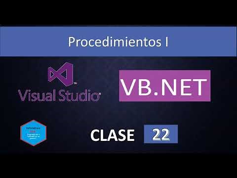 22.Programación en Visual Basic.Net con Visual Studio 2019 || Procedimientos Sub.
