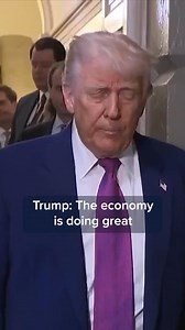 778K views · 11K reactions | President Donald Trump spoke to reporters before meeting with House Republicans on Tuesday, citing the stock market and recent investments in the U.S. as evidence the economy is "doing great." More: cnb.cx/3Faflf9 | CNBC | Facebook