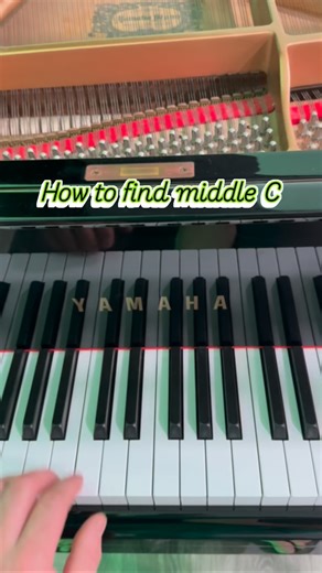 1on1 Piano on Instagram: "How to find middle C 🎹 Here’s a simple beginner piano tip to help find middle c! #pianolessonsforadults #pianolessonsforkids #beginnerpiano #beginnerpianotip #pianotips #pianotipsandtricks"
