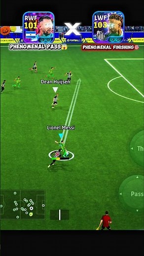 Messi Magic Phenomenal Pass 🪄⚽ Neymar Jr Phenomenal Finishing 🎯🔥 #eFootball #Messi #Neymar