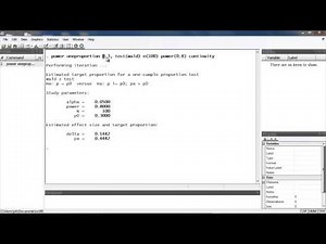 Minimum detectable effect size for comparing a sample proportion to a reference value using Stata®