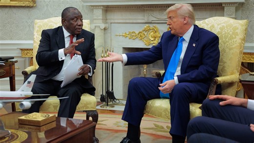 Trump accuses South African president of alleged 'White genocide'