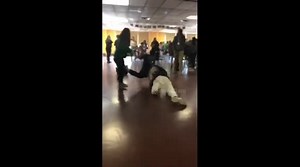 Crazy school fight between two students gets out of hand