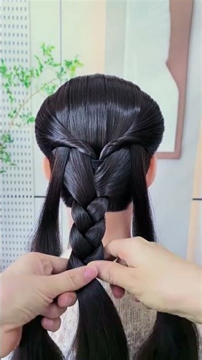 Simple & Pretty Braided Hairstyles for Elegant Women | Real-Person Tutorial 💁‍♀️💇‍♀️