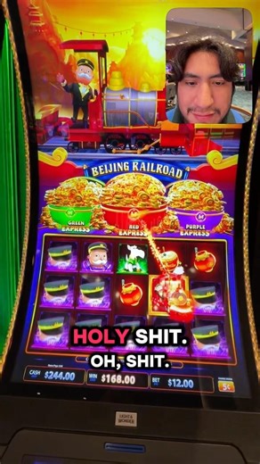 Monopoly Express Pays Double! #slot #slots #casino #gamble #money #comedy