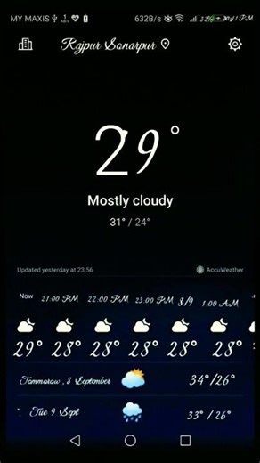 Huawei P9 Weather Screen And Sound