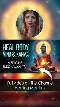 HEAL YOUR BODY, MIND, AND KARMA! 💫 THE MOST POWERFUL MEDICINE BUDDHA MANTRA