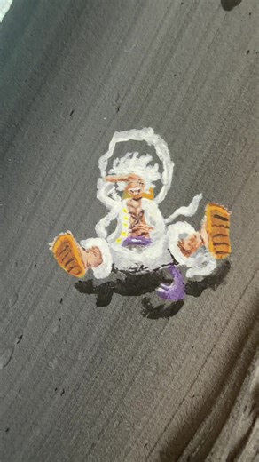 Revealing my art - One Piece Luffy vs Kaido #fyp #artreveal #painting #onepiece #artistatiktok