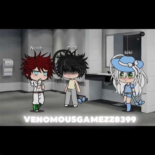 #gachalife his sister kissed him in the boys bathroom!!!!!#washing machine heart