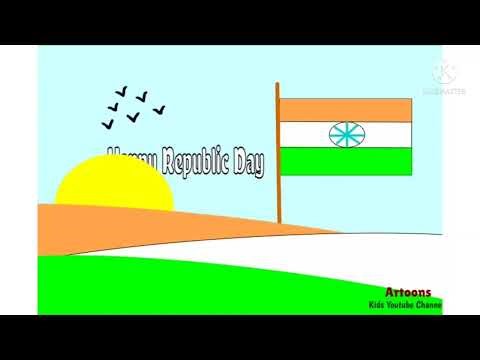 Republic Day animation || Animation for kids|| Easy animation tutorial ||Wick Editor||how to animate