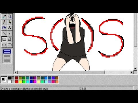 Dibujando en el PAINT después de abandonarlo por una década 🧍🏻‍♀️🥀